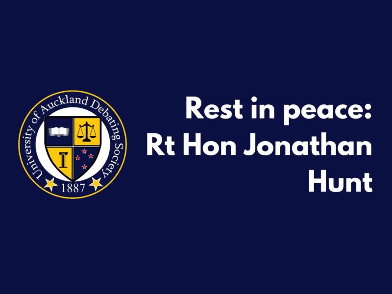 In memory of Rt Hon Jonathan Hunt